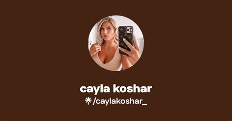 cayla koshar onlyfans|@caylavanderbaan 